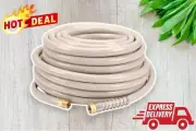 Durable Industrial PVC Garden Hose, Kink-Free, 5-Ply, Brass Couplings, Max Flow