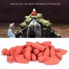 50Pcs Backflow Incense Cones Waterfall Natural Scents Fragrance Air Purification