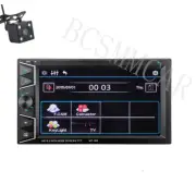 Double Din Car Stereo DVD CD MP3 Player Dash Radio 6.2in Bluetooth FM SD +Camera (for: Porsche)