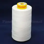 GUTERMANN Mara 100 Tex 30 100% POLYESTER, REGULAR SEWING THREAD, 5000m, WHITE