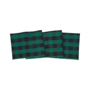 Green & Black Buffalo Plaid Table Runner, 13 x 72, C&F Home, Nice quality NEW