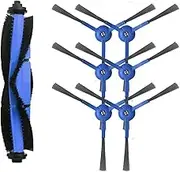 Replacement Parts Kit Fit for Eufy RoboVac L70 Hybrid Robot Vacuum Cleaner Accessories, 1 Rolling Brush 6 Side Brushes