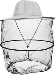 JOINPAYA Foldable Beekeeping Hat with Wide Brim and Net Convenient Beekeeper Hat Multi-use Beekeeper Hat Portable Netting Veil Hat