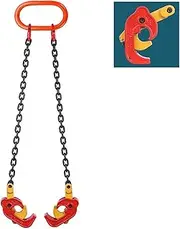 Obstacle car Oil Drum Hook, Obstacle car Oil Bucket Sling Tongs, Multifunctional Oil Drum Clamp, Forklift Special Lifting Hook Spreader, Lifting Oil Drum Thickened Hook Clip Breakdown car