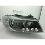 ●○RUN SUN 車燈,車材○● 寶馬 05 06 07 08 09 E90 U型 雙光圈 黑框魚眼 大燈 H7