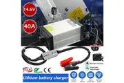 OZNALA Lithium AC/DC 14.6V 40A Replaces Battery Charger For Lithium Iron LiFePO4