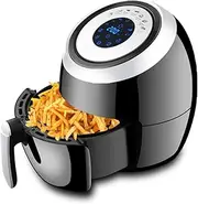 5.5L Air Fryer 1500W Low Fat Oven 360° High-Speed Hot Air Circulation for Healthy Oil Free & Low Fat Cooking Baking and Grilling