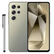 Fruushop S24 Smartphone 6.8-inch HD Standby Card Slot 2+16G Memory 3000mAh Battery Support Extension 128g Face Unlock B