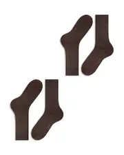 Falke Happy Crew Socks, Pack of 2