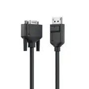 Alogic 2M Elements Displayport To Vga Cable Full Hd 1080P At 60H Male To Male
