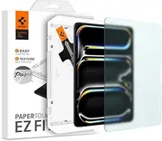 SPIGEN Paper Touch EZ Fit Screen Protector Designed for iPad Pro 13 2024 Screen Protector [7th Gen] Slim Paperfeel Flim with Easy Application Tray - Clear