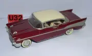 Lindberg HL105 N Gauge Building Kit 1/32 Chevrolet Boone 1957 Mounted