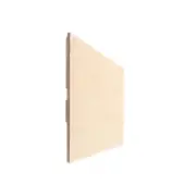 DECO 50 x 80mm Curly Birch Angle Right DecoBatten End Cap