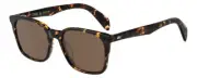 Rag&Bone RNB5016/S Unisex Square Sunglasses in Tortoise Havana Silver/Brown 52mm