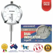Kincrome Imperial Dial Indicator 0-100 Inch Accurate Measuring Workshop Tool NEW