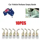 5/ 10Pcs Car Air Freshener Diffuser Empty Glass Bottle Hanging Perfume Ornaments