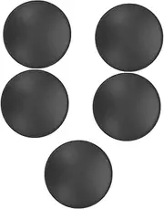 Abaodam 5pcs Speaker Dust Cap Speaker Cap Subwoofer Coil Cover Caps Cap for Subwoofer Speaker Accessory Subwoofer Cap Subwoofer Dome Subwoofer Coil Caps Subwoofer Accessory Paper Black