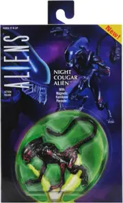 NECA TOYS ALIENS: NIGHT COUGAR ALIEN XENOMORPH HYBIRD 7in DELUXE ACTION FIGURE