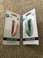 Fitbit Flex 2 Replacement Bands with Metal Buckle ONN NEW Pink Aqua Pair Lot
