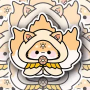 Prem. Laminated Vinyl Decal for Out&Indoor use - Solaris The Three-Tailed Fox