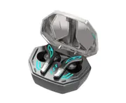 1 Pair MD158 Wireless Earbuds Portable Low Delay Mini Practical True Wireless Stereo Bluetooth-compatible 5.2 In-ear Earphones for Gaming-Silver