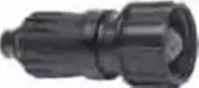 2 Pack 55 Series Power-Loc 3/4" Female Garden Hose Swivel Adapter Fitting Poly