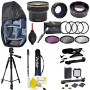 ULTIMATE PRO ACCESSORY FOR CANON XC15 CAMERA HD LENSES TRIPOD FILTERS LED LIGHT