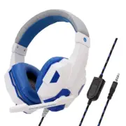 Bluetooth 5.3 Over-Ear Gaming Headphones with RGB and Microphone