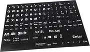 VERDANVERSE 1Sheet English Keyboard Replacement Stickers for Use Easy to Apply Fit for Home Office and School Durable and Removable Keyboard Stickers for Enhanced