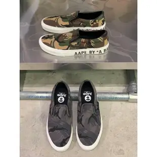 小蜜酥潮流代購 AAPE BY A BATHING APE 經典迷彩懶人鞋【AAPSHM6677XXE】