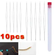 10PC Easy Jewelry Threading Tool Big Eye Beading Needles for Bracelet Making DIY
