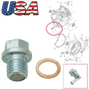 Magnetic Oil Drain Plug For Honda TRX 70 90 125 200 250 CB100 CB160 CB125 ATC110