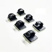 CHENGHAO Self-Adhesive Car Wire Clip Fixer Driving Recorder Charging Cable Mount Clamp Desktop USB Data Auto GPS Line Clip (Color Name : 10pcs Square)