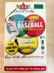 2003 Fleer Tradition Baseball MLB Factory Sealed Retail Box