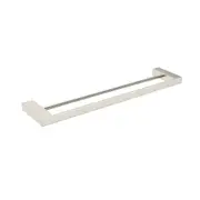 Amelie Square Double Towel Rail 800mm Brushed Nickel BDO4630DBN