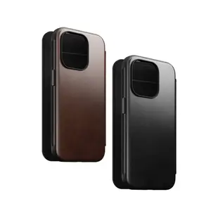 美國NOMAD 精選Horween皮革保護套-iPhone 15 Pro (6.1 )