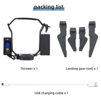 For Mavic 3 Aircraft Thrower Fishing Bait Gift Delivery Device Steering Gear