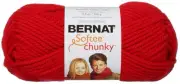Bernat Softee Chunky Yarn-Berry Red 161128-28705