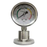 Easily Readable Sanitary Diaphragm Pressure Gauges for Various Industries