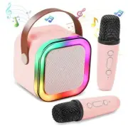 Karaoke Speaker with Microphone, Portable Bluetooth Kids Karaoke Machine with