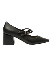 [Sandler] Isabel Heeled Shoes in Black Leather