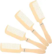Beavorty 4pc Curly Comb Set Wide Tooth Comb Fine Tooth for Curly Hair Hair Parting Styling Brush for Women Barber Accessories