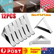12x Tablecloth Clips Desk Table Cloth Cover Clamp Holder Party Wedding Outdoor