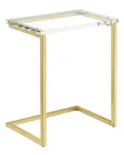 Progressive Furniture Acrylic C-Table