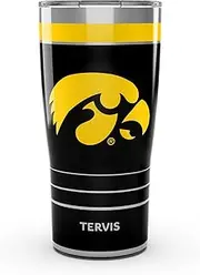 Tervis Traveler Iowa Hawkeyes - MVP Triple Walled Insulated Tumbler Travel Cup Keeps Drinks Cold & Hot, 20oz, Stainless Steel
