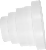 ANDRESLAD Dryer Vent Hose Connector Duct Reducer Easy Installation Adapter for Range Hood Ducts Fit Inline Ventilation System Accessory No Tools Required