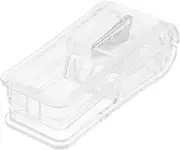 Beavorty 2pcs Portable Medicine Storage Box With Pill Splitter Transparent Small Travel Pill Organizer And Daily Case For Tablets And