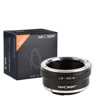 K&F Concept Lens Mount Adapter for LEICA R Lens to Canon EOS M1 M3 M5 Camera