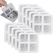 Drain Hair Catcher Stickers | Hair Catcher Mesh Sticker Strainers - Shower Drain, Hair Catcher, 3.9 Inch Sink Drain, Hair Drain Catcher