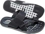 [BSLONG] Mens Arabian Outdoor Slipers, Athletic Toe-Post Sandals with Arch Support, Comfort Walking Thong Slippers for for Beach
